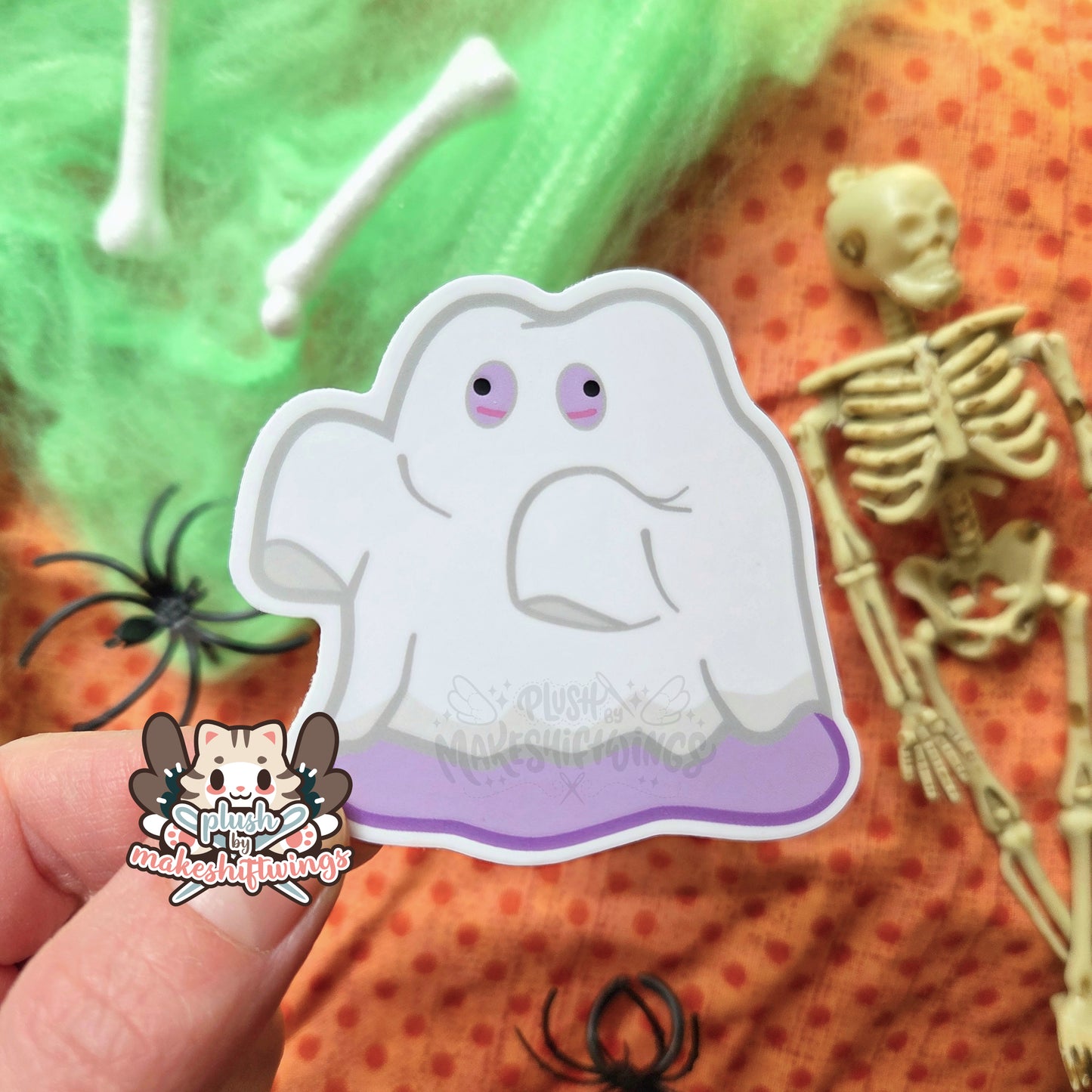 Sheet ghost sticker