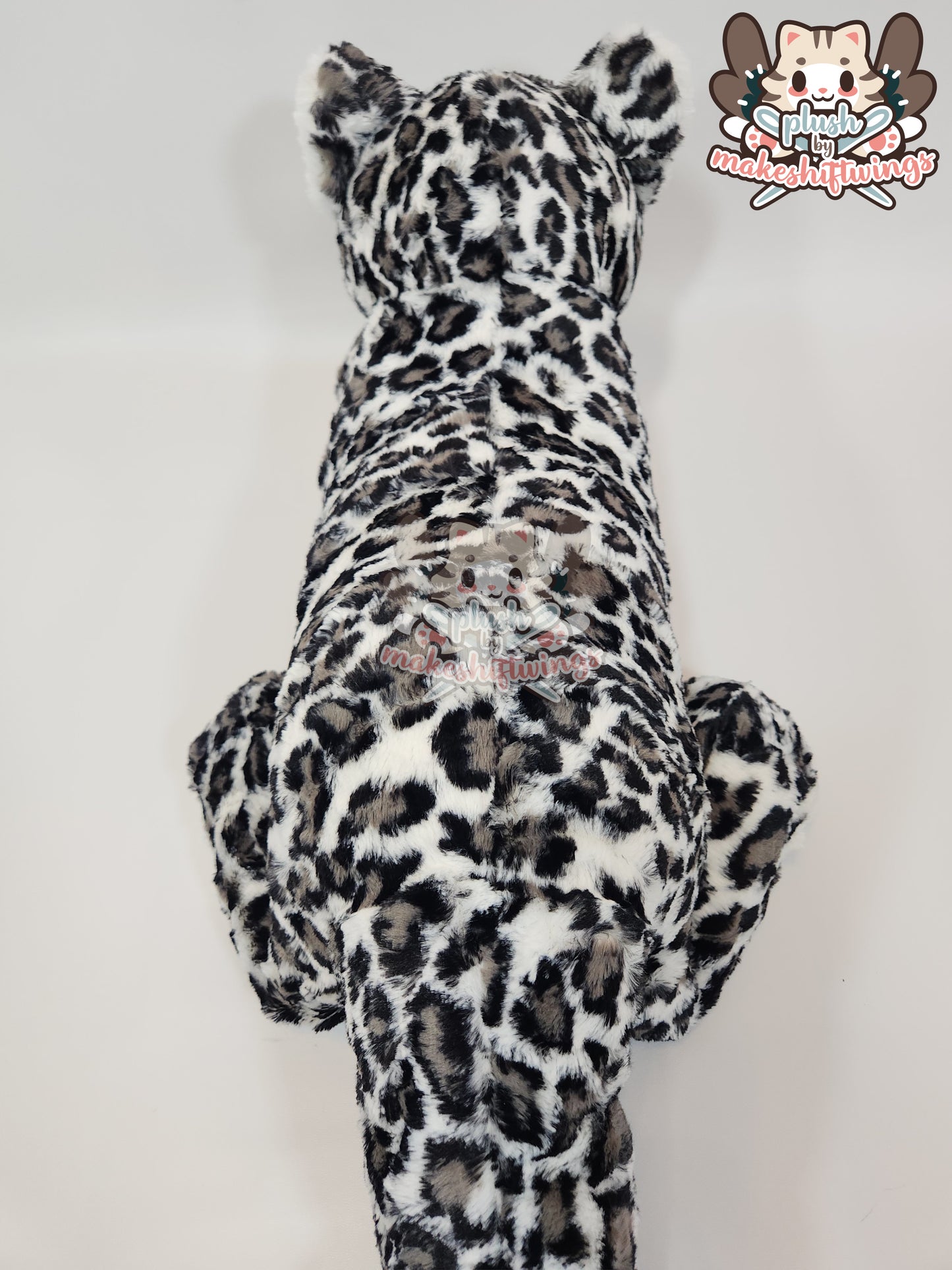 Big Floppy Snow Leopard Plush