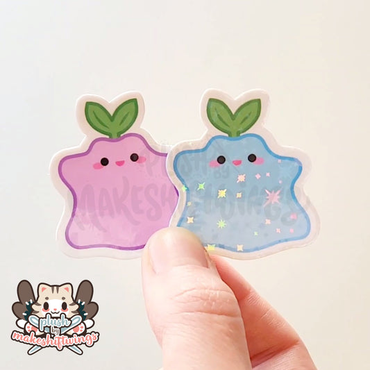 Set of 2 Tiny Sprout Vinyl Stickers