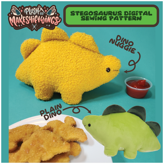 SEWING PATTERN - Stegosaurus Plush