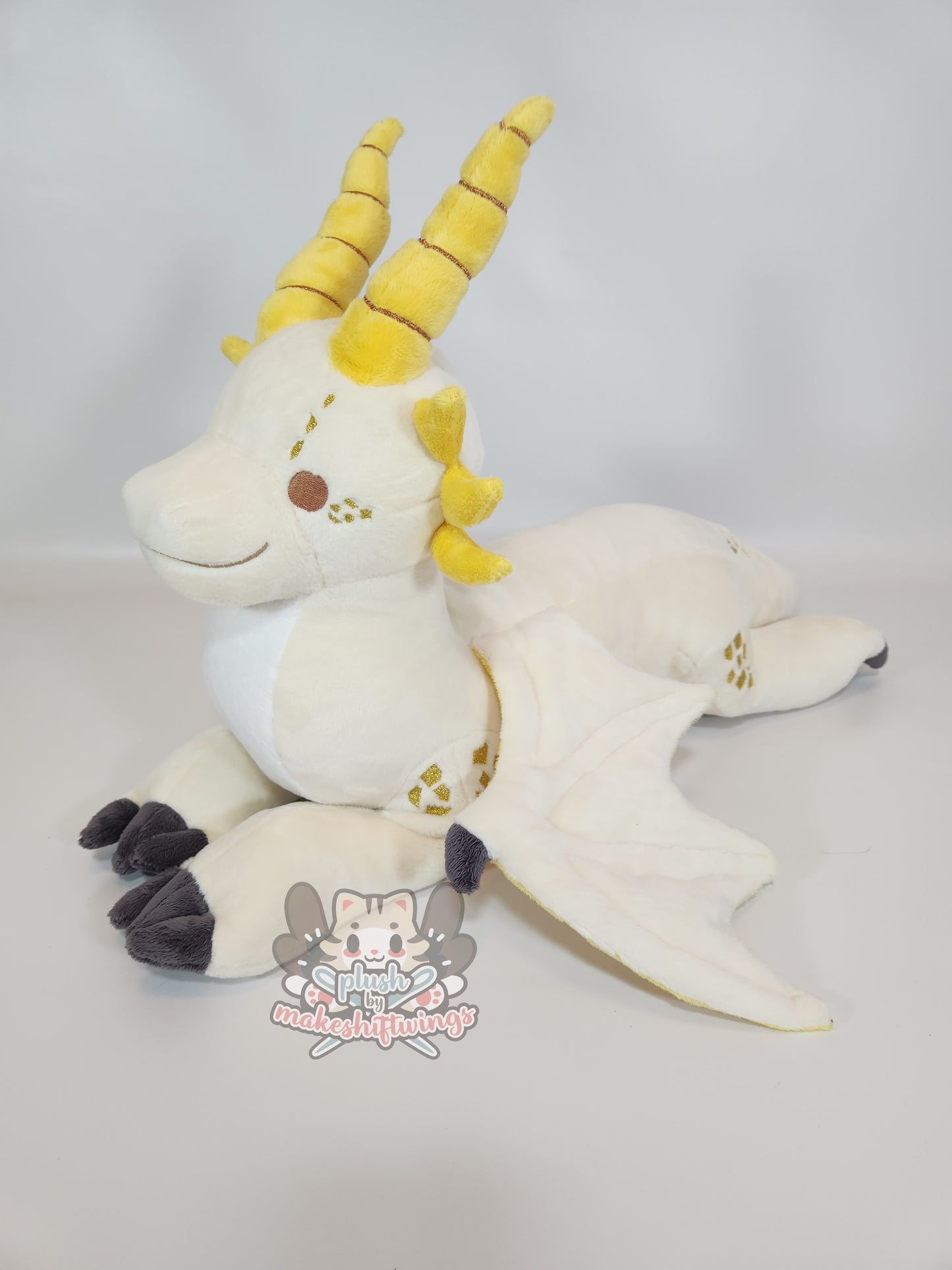 SEWING PATTERN - 2+ ft. Floppy Dragon Plush