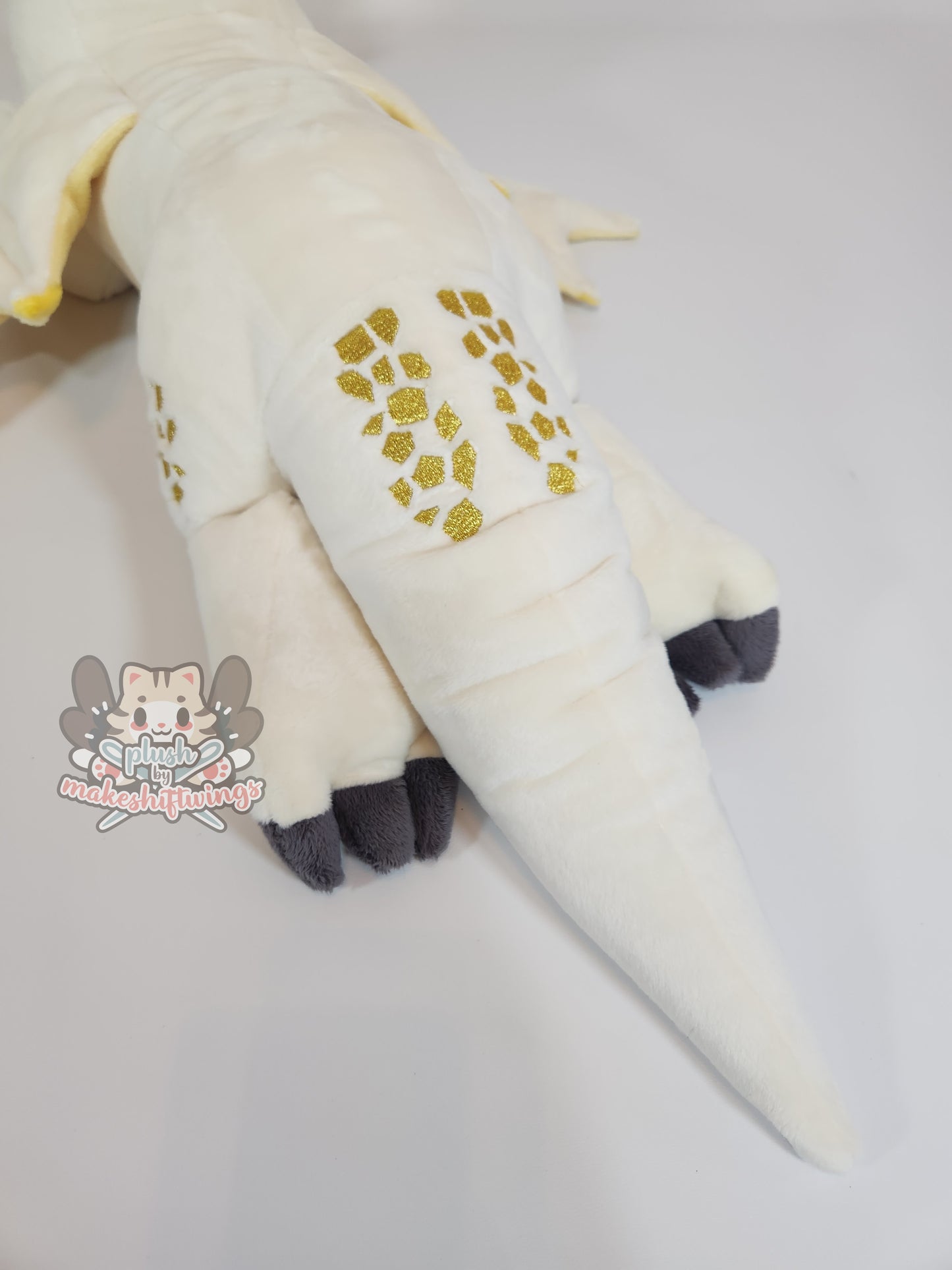 SEWING PATTERN - 2+ ft. Floppy Dragon Plush