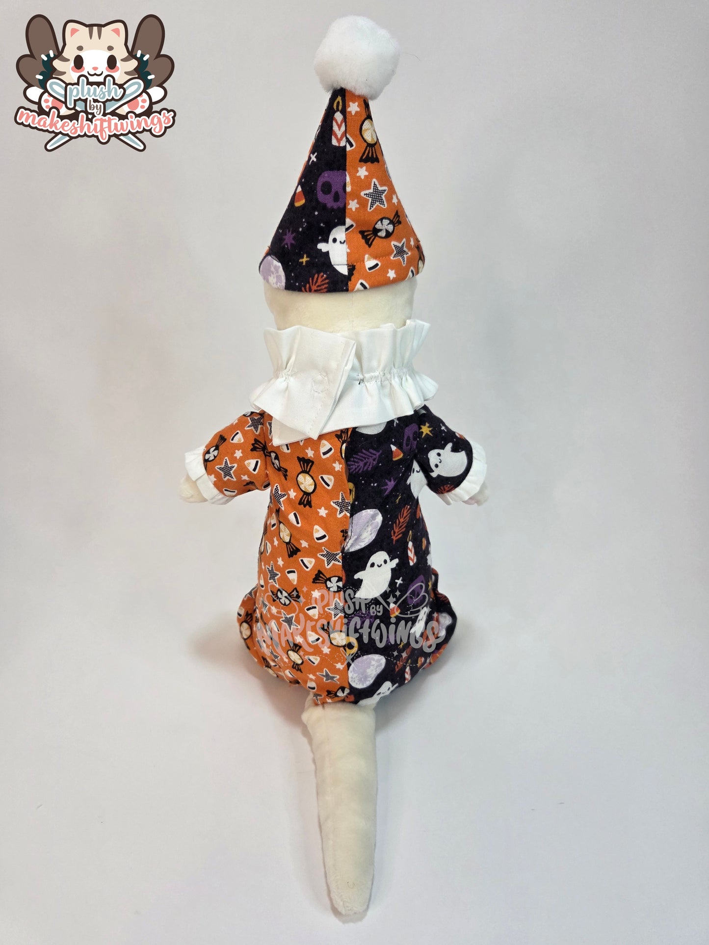 Halloween clown ferret plush