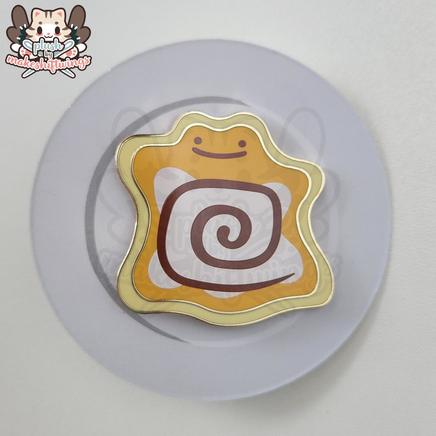 Cinnamon Roll Hard Enamel Pin