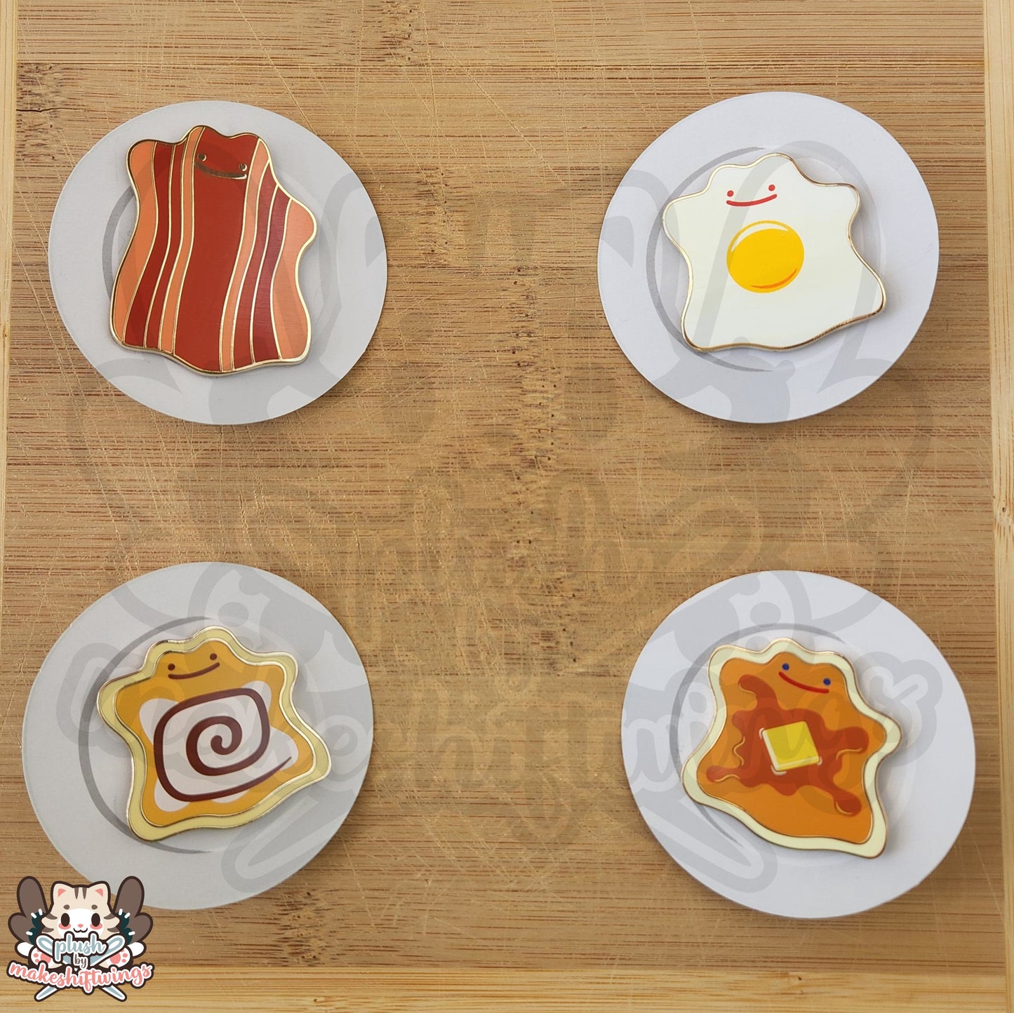 FULL SET - Breakfast buddy pins