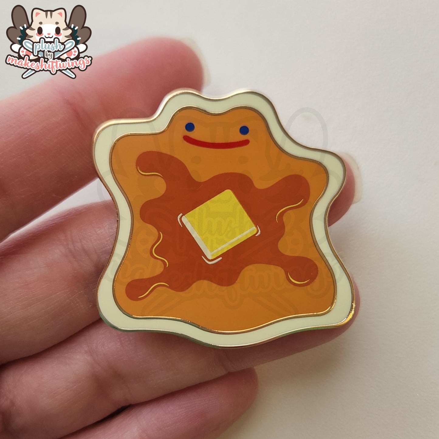 Pancake Hard Enamel Pin