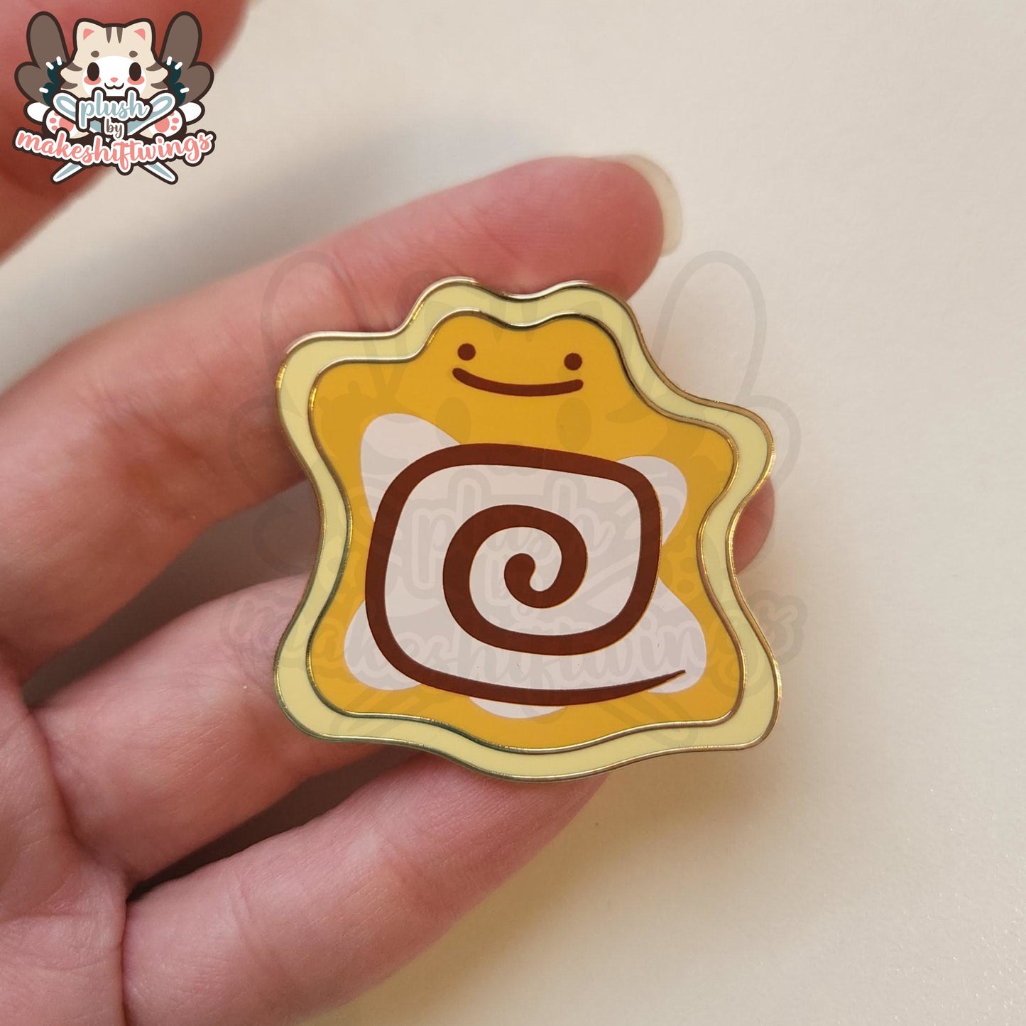 Cinnamon Roll Hard Enamel Pin